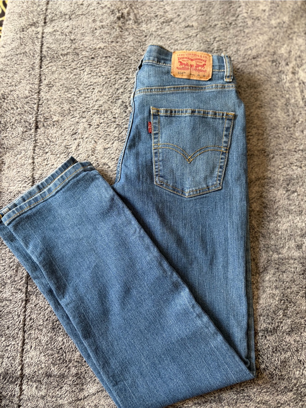 Levi's Blue Straight-Leg women Jeans 28X30